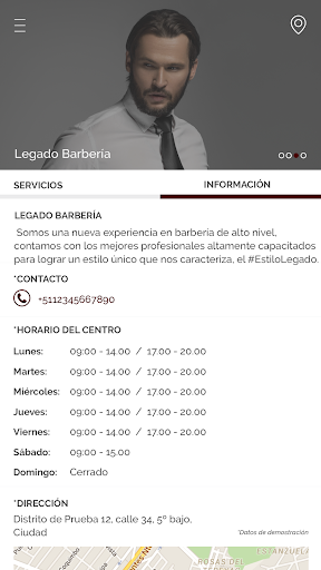 Legado Barbería CR Screen 2