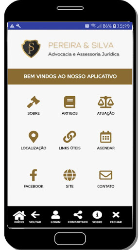 Android application PES Cliente screenshort