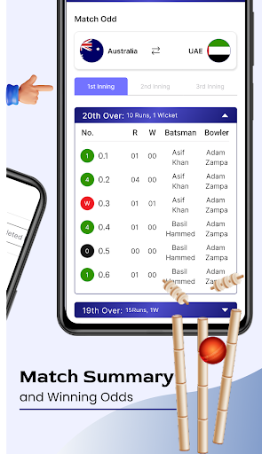 Cricket Live Score - WC 2k23 Screen 3
