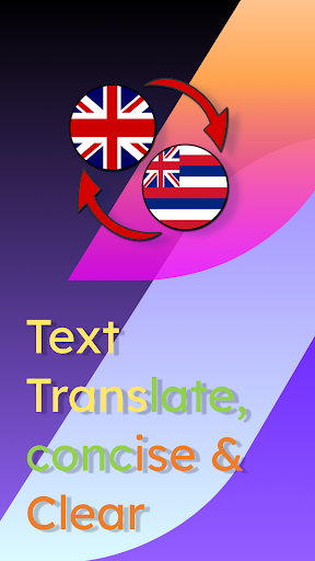 Android application English Hawaiian Translate screenshort