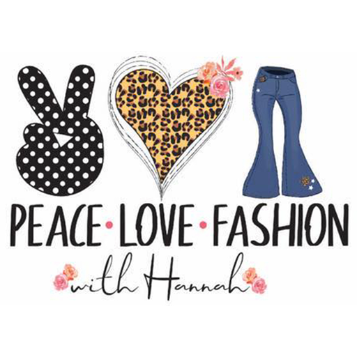 Peace Love Fashion With Hannah logo