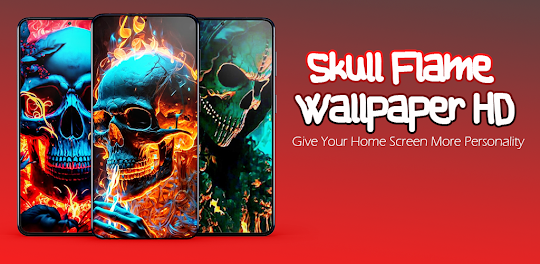 Skull Fire Wallpaper HD