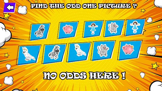 Find Odd: Picture Pair Puzzle