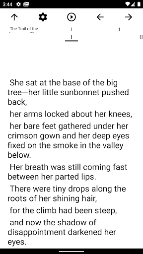 Book, The Trail of the Lonesom Screen 2