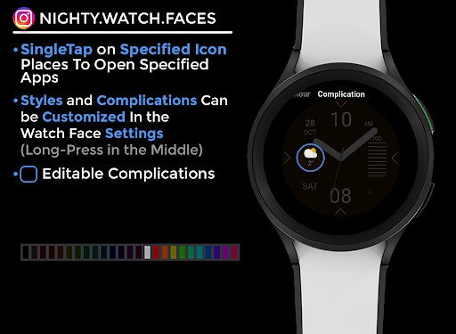 Bobanight - watch face screenshot 11