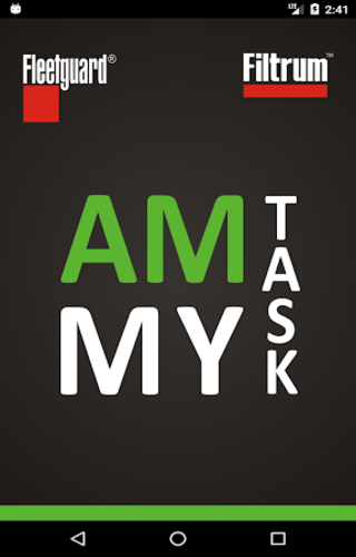 Android application AM MY TASK screenshort