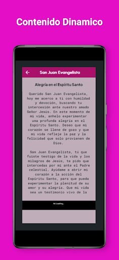 Oraciones San Juan Evangelista Screen 3