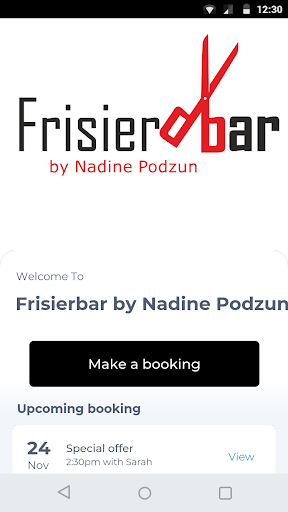 Android application Frisierbar by Nadine Podzun screenshort