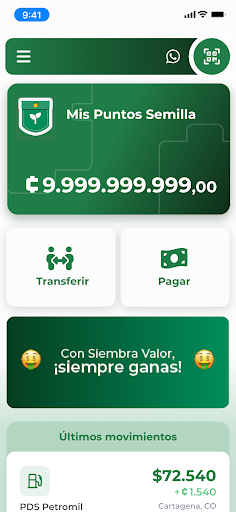 Siembra Valor Screen 2