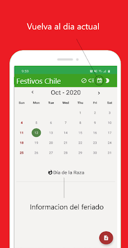 Calendario Festivos Chile 2024 Screen 3