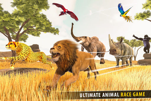 Télécharger la savane des courses d'animaux 3D APK MOD (Astuce) 5