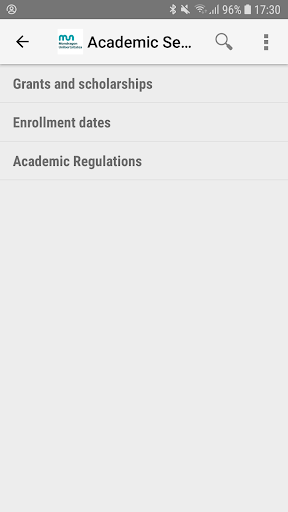 Android application Mondragon Unibertsitatea KoNet screenshort