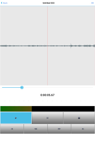Screenshot of RecordPad Audio Recorder