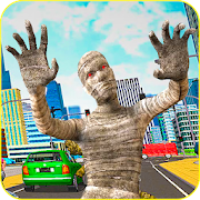 Mummy Superhero City Battle Shooting Game