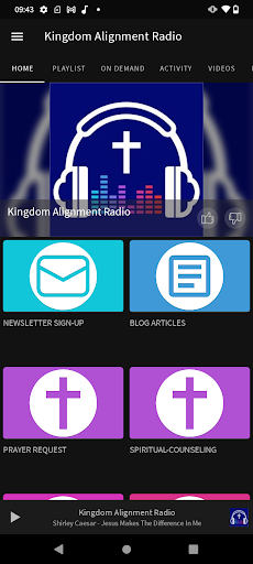 Kingdom Alignment Radio Screen 3