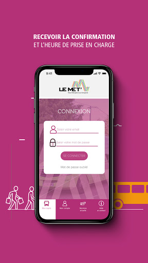 Android application Résa LE MET’ screenshort