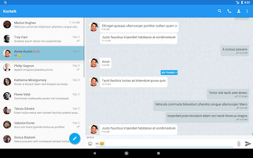 Kontalk Messenger Screenshot