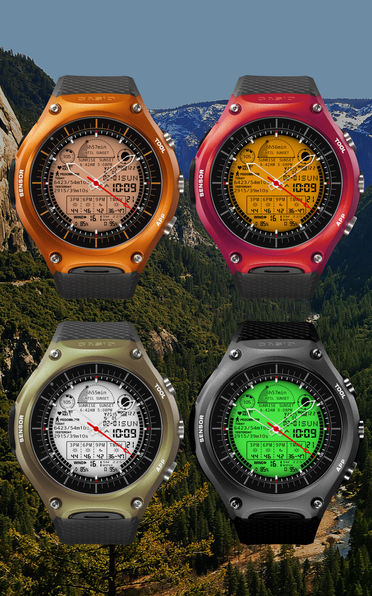 Android application A48 WatchFace for Android Wear Smart Watch screenshort