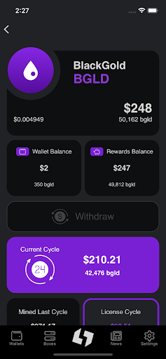 DEBTBox Mobile Screen 2