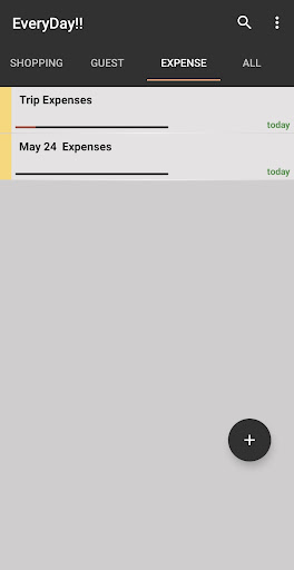 EveryDay List Manager Screen 3