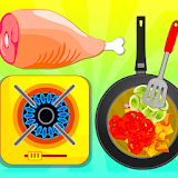 Fried Veg Chicken Salad - Cooking Game icon