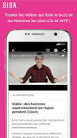 screenshot of BIBA - Actualité au féminin