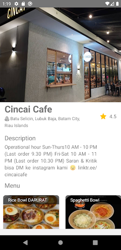 Android application Harbz screenshort