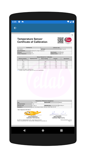 Ellab VMS Screen 2