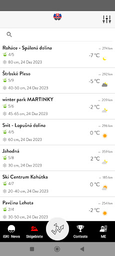 iSKI Slovakia - Ski & Snow Screen 3