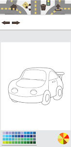 Cars to color