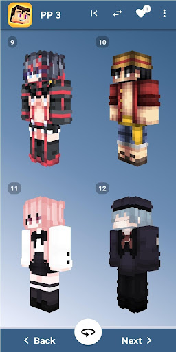Android application Anime Skins Minecraft screenshort
