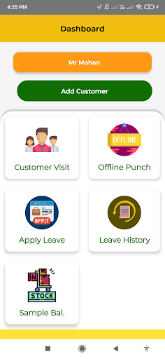 Android application Sahyadri Reporting screenshort