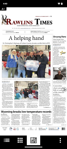Android application The Rawlins Times eEdition screenshort
