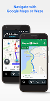 screenshot of Android Auto for phone screens