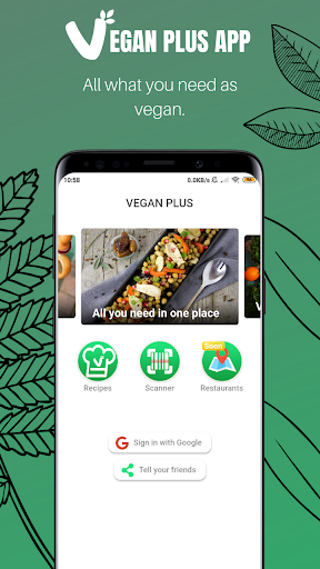 VEGAN PLUS: Scanner & Social Screen 3
