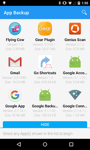 App screenshot