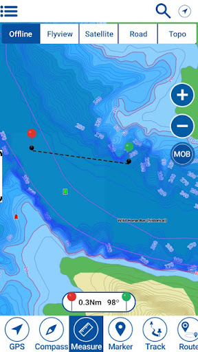 Android application Lake Powell Offline GPS Charts screenshort