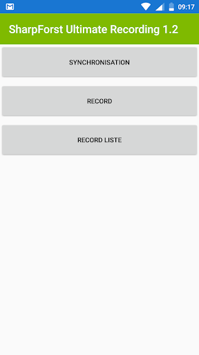 Android application SharpForst Recording Ultimate screenshort