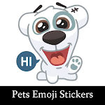 Cover Image of ดาวน์โหลด Pets Emoji Stickers WaSticker  APK