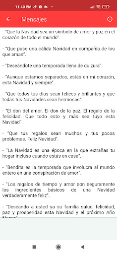 Frases de Feliz Navidad Screen 3