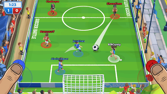 لعبة كرة القدم: Soccer Battle 5
