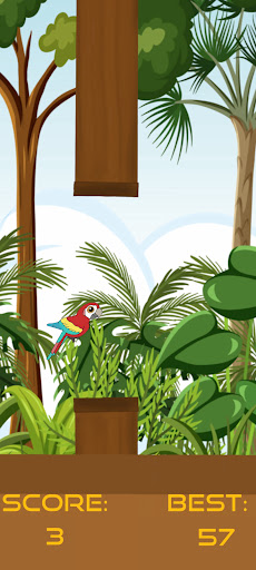 Android application Flappy Parrot screenshort