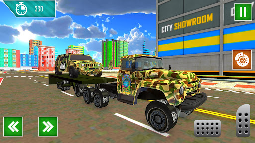 US Army Vehicle Transport Game Screen 2