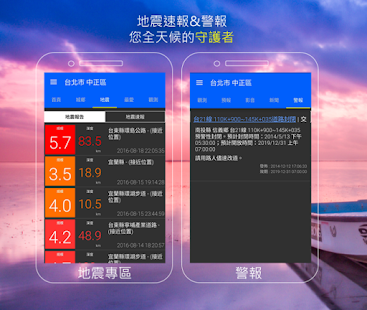 KNY台灣天氣.地震速報 for pc screenshots 3