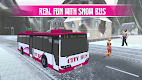 screenshot of Pink Lady Snow Bus City Driver