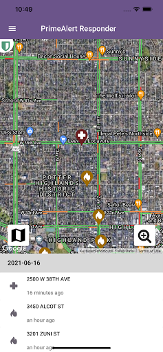 PrimeAlert Responder Screen 3
