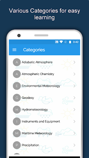 Meteorology Dictionary Offline Screen 2
