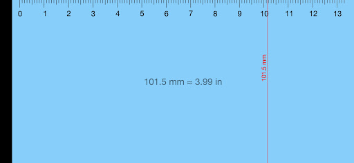 Ruler - millimeter ruler, stra Screen 2