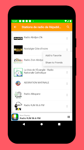 Radio Ivory Coast + Radio FM Screen 2