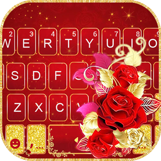 Golden Red Rose Theme logo